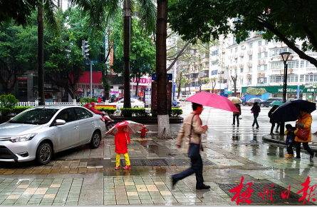 我市降雨降温天气持续