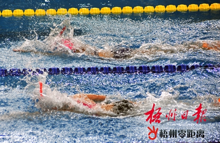 全国青少年蹼泳比赛结束 梧州泳将夺六枚金牌