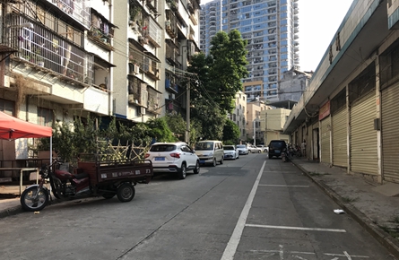 广东路一路段车辆违停现象严重