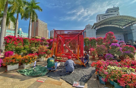 宝巾花布展