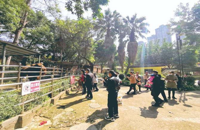 假期休闲游园