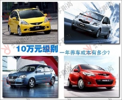 点击查看原图 10万元经济型车一年养车成本 你知道多少?