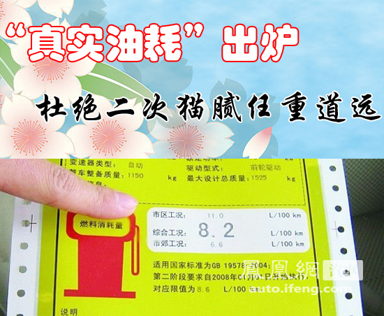 “真实油耗”出炉 杜绝二次猫腻成难题