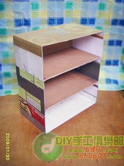 DIY打造收纳盒-鞋盒变身收纳盒
