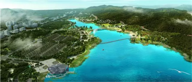 梧州市苍海旅游区全景效果图